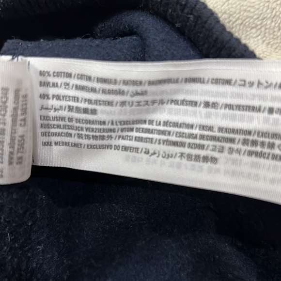 Abercrombie dark Navy blue pullover hoodie-size 13/14 - Picture 8 of 8